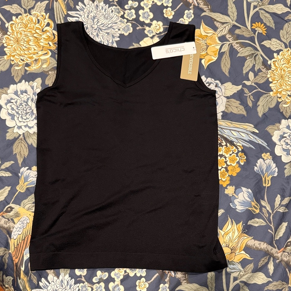 Chico's reversible Black Tank Top